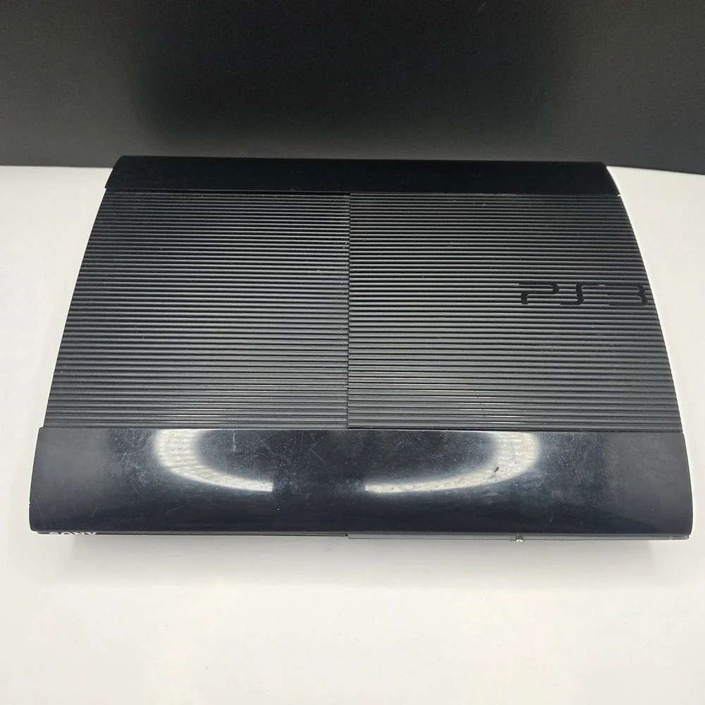Sony PlayStation 3 PS3 Super Slim Console Black HDMI Power Cables Tested